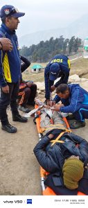 रुद्रप्रयाग: तुंगनाथ मंदिर मार्ग पर घायल व्यक्ति का&hellip;