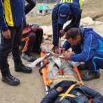 रुद्रप्रयाग: तुंगनाथ मंदिर मार्ग पर घायल व्यक्ति का SDRF ने किया सफल रेस्क्यू