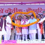 मुख्यमंत्री ने चौखुटिया में मां अग्नेरी के ऐतिहासिक मंदिर प्रांगण में आयोजित चैत्र अष्टमी मेले में किया प्रतिभाग