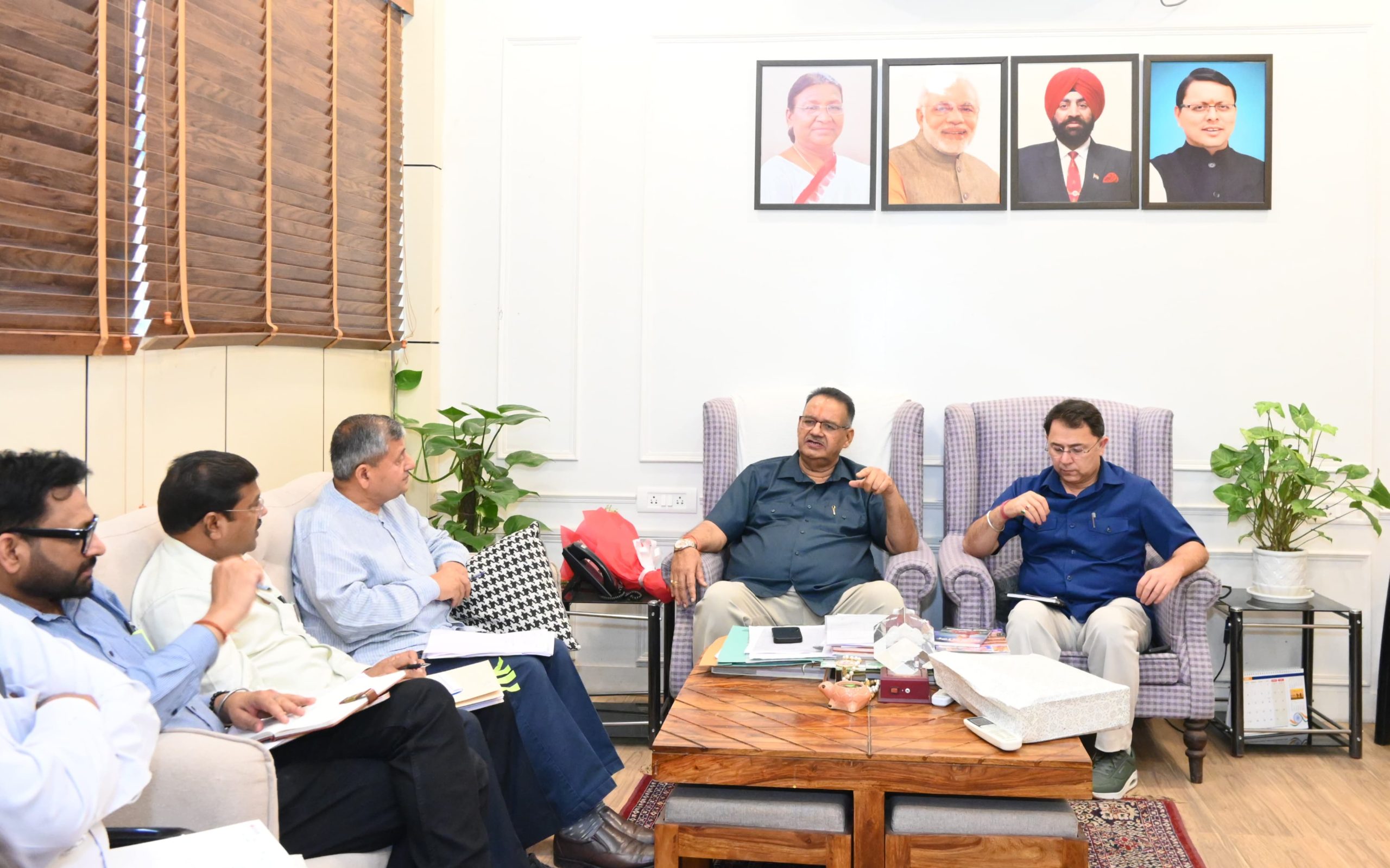 विकसित कृषि संकल्प अभियान और कृषि महोत्सव की तैयारियों को लेकर कृषि मंत्री गणेश जोशी ने की समीक्षा