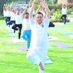 मुख्यमंत्री आवास में सीएम धामी ने किया नियमित योग अपनाने का आह्वान