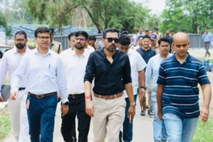 ग्राउंड जीरो पर उतरे DM : राष्ट्रपति दौरे&hellip;